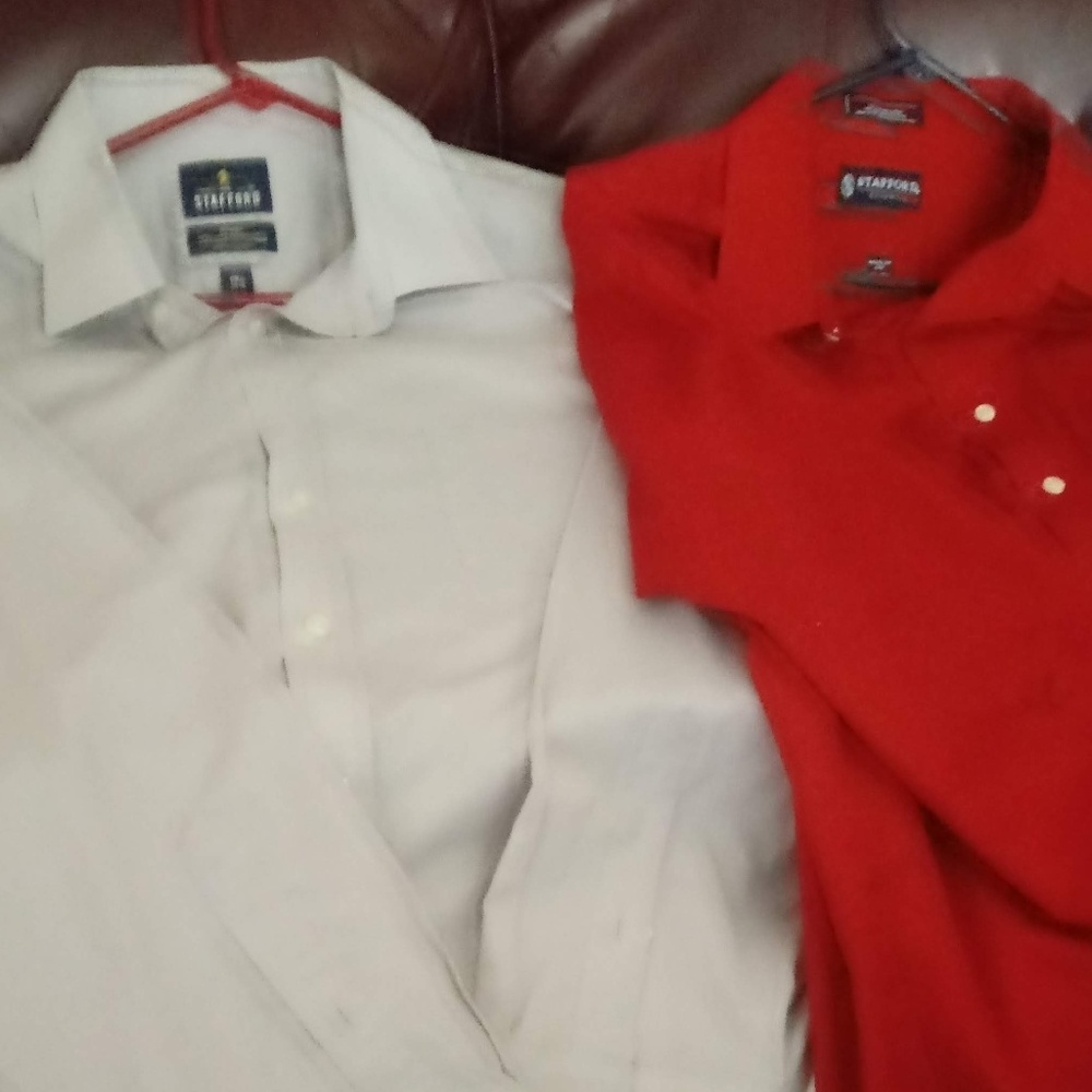Mens Stafford Dress Shirts and Haagar Dress Pants
